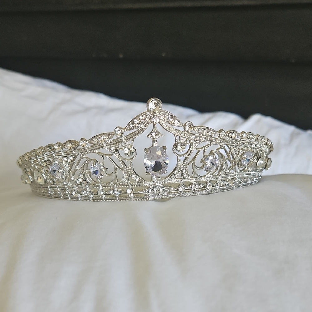 Bejewled Metal Tiara